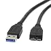 Seagate FreeAgent High Speed USB 3.0 Type A Male to Micro B Male Cable for Hard Disk drive (35cm - 1 Foot - 0.35M, Black) - 2 Year Warranty with Rts (Radhey Techno Services) RS.229.00