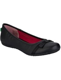 Kickers Verda Bow Mujer Zapatos Negro