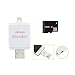 Produktbild HIKEMAN iReader i-FlashDrive HD Micro SD Kartenleser Memory Stick Speichern Fotos /Videos Extra Speicher für Ihr iPhone/iPad viel Einfacher Hinzufügen Die für iPhone 5s/6/6s/6Plus/6sPlus-32GB TF tarjeta