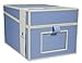 Produktbild Semikolon (352548) CD und Fotobox ciel (hell-blau) | Aufbewahrungs-Box mit 5 variablen Registerkarten | Box im Format 17,7 x 15,7 x 25,6 cm