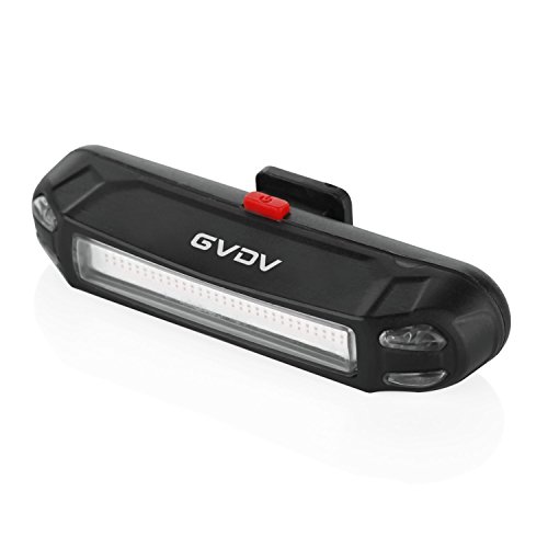 GVDV Fahrrad Rücklicht Intelligent LED wasserdichte Rücklicht, USB aufladbare Sport Fahrradbeleuchtung hinten Fahrrad-Licht, 6-Modus-Optionen - 2