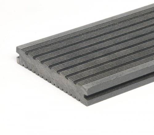 Preisvergleich Produktbild WPC Terrassendiele Premium Volldiele - Anthrazit Terrasse Holz