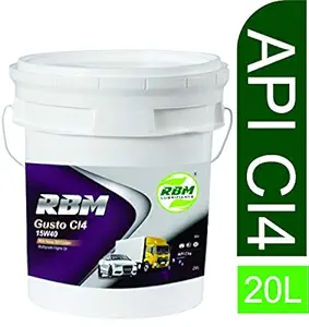 RBM OIL CORPORATION 15w40 Semi-Synthetic Engine Oil for Car (20 L)