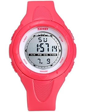 Sportuhr Kinder Uhren für Jungen wasserdicht Armbanduhr , LANCARDO LED Outdoor digitale Kinderuhr mit Kalender...