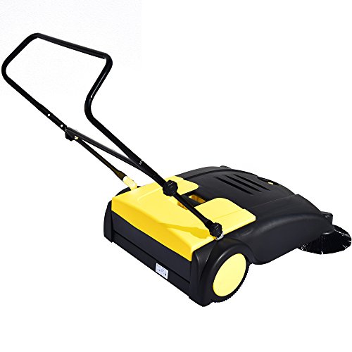 Syntrox Germany 80 cm Kehrmaschine mit 2 Kehrbürsten - 4