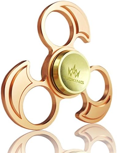 TUOKing Tri-Spinner Fidget Gyro Hand Spinner Toy EDC Metal Material Fidger Stress Relief for Antism and ADHD