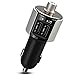 Produktbild Bluetooth FM Transmitter, Bluetooth Transmitter Auto Radio Adapter(Neue Version), One Button Bedienung Freisprecheinrichtung Bluetooth Auto Kit, MP3 Player LCD Anzeige 2 USB Auto Ladegerät 5V/3.4A&1A