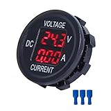 Strommessbereich: DC 0 - 10A Roydoa Universal DC 9 V Bis 48 V 10A Digital Voltmeter Amperemeter Spannung Strom Meter Messung Led-anzeige Für 12 V 24 V 36 V Elektrische Fahrrad Motorrad Auto LKW
