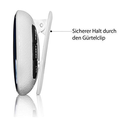 Schrittzähler, Pedometer von MyTrackz mit Uhr, Stepcounter, Kalorienzähler, Kilometerzähler, Einfache Bedienung, Gürtelclip, Schrittmesser, Step Counter Günstig Bestellen - 2