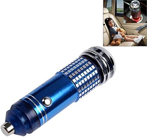 TJUAN Car Ionizer Air Purifier, Best for Remove Smoke, Bad Odors, Dust and Viruses by plugging it. Ideal for Automobile and Trucks. (Blue)