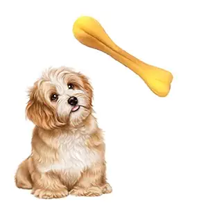 PSK PET MART Squeaky Latex Bone Toy 10 cm Big for pet Dogs & Puppies (for Playing, Teething, Training & Killing Boredom)