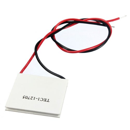 SODIAL (R) 2 Stueck TEC1-12705 Thermoelektrische Kuehlbox Modul-Kuehlkeramikplatte 50W 77Wmax