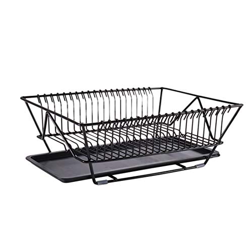 iVansa Abtropfgestell aus Edelstahl, HxBxT ca. 38,5 x 28,5 x 14,5cm