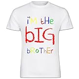 I'm The Big Brother Funny Cool Gift Kids Boy Girl Cotton Short Sleeve T-Shirt Various Colours Available - Sizes 1 Year Old - 14 Year Old