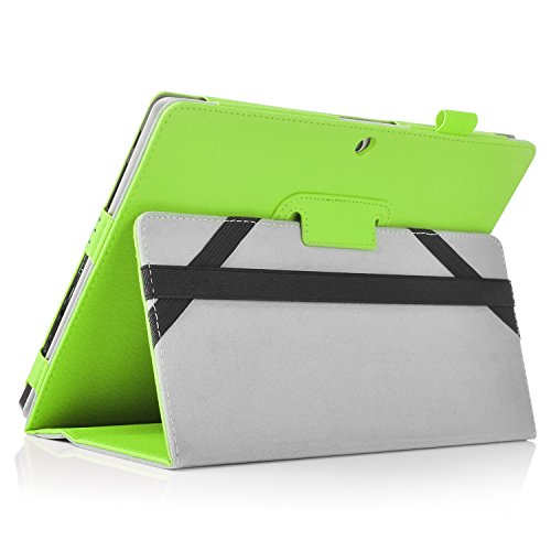 Acer Iconia Talk S (A1-734) 17,78 cm (7 Zoll) hülle, IVSO hochwertiges PU Leder Etui hülle Tasche Case – mit Standfunktion, super 360° Anti-Wrestling, ist für Acer Iconia Talk S (A1-734) 17,78 cm (7 Zoll) Tablet-PC perfekt geeignet (Für Acer Iconia Talk S (A1-734), Grün) - 6
