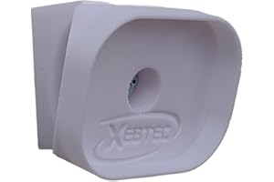 GENERISCH Shelly Blu Motion Halterung – Verstellbare Wandhalterung für Shelly Bewegungsmelder – 2 Montageoptionen (Ecke & Wand) – Neigbar 5-45° – Kleben oder Schrauben – weiß | Xebtec