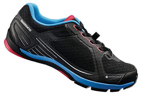 SHIMANO SH-CW41 Zapatillas de Ciclismo de Carretera, Unisex Adulto, Schwarz, 42 - SHIMANO