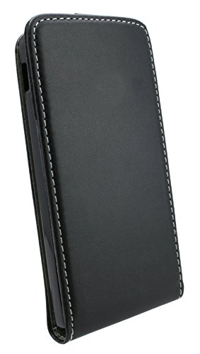 Funda con tapa para Sony Xperia SP en Negro Bolso Plegable Funda   energmix