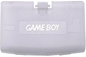 PETE FIELD Plastic Battery Cover Door Part for Game Boy Advance GBA Clear Purple Color