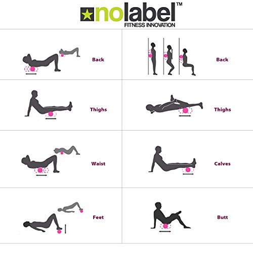 ProSeries Blackroll Faszienrolle – Verspannungen lösen & Beweglichkeit steigern | Massagerolle für effektive Selbstmassage by No Label | Yoga, Fitness & Pilates + kostenloses Handtuch - 6