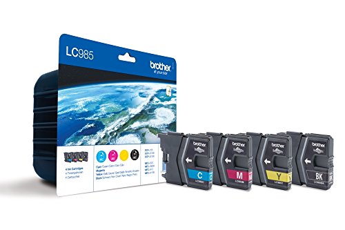 Brother LC985 Value Pack Original Tintenpatronen (für Brother DCP-125C, DCP-140W, DCP-315W, DCP-515W, MFC-J220, MFC-J265W, MFC-J410, MFC-J415W) - 3