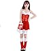 Produktbild GEXING Weihnachtskostüm Weiblicher Erwachsener Reizvolles Cosplay Goldsamt-rotes Sankt-Kleid Ds Kleid,D-S-L