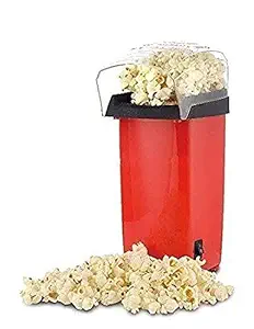 VATTU Hot Air Popcorn Maker, Popper Electric Machine Snack Maker, with Measuring Cup and Removable Lid/Instant Popcorn Grade Aluminum Alloy Oil Free Popcorn Maker