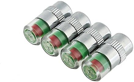 Darkhe(TM) New 1 Set 4pcs Car Tyre Tire Pressure Monitor Indicator Valve Stem Cap Sensor 3 Color Eye Alert hot selling