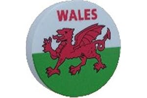 Wales Flag Disc Car Aerial Ball Antenna Topper OR Dashboard Wobbler! (one P&P charge no matter how many items you buy from Aerialballs.)