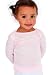 American Apparel Infant Baby Rib Long Sleeve Lap T-Shirt - Light Pink / 18-24M
