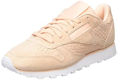 Reebok - Classic Leather Woven EMB - Baskets - Femme - Rose (Pink/Desert Dust/White) - 36 EU