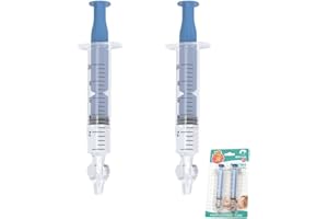 CCLKHY 2 Pcs Irrigatore Nasale, Aspiratore Nasale per Bambini, 10 ml Aspiratori Nasali Riutilizzabile, Portatile Irrigatori Nasali, Pulitore Nasale Sicuro