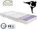 Produktbild Fairmat XXL Matratze | H4 Matratze | H5 Matratze | 7 Zonen Sandwichkern mit Schulterentlastungszone | Silver Protect Doppeltuch Bezug mit Klimaband | Höhe 22cm | Härtegrad H4 ab 120kg | extra hart | Größe 90x200cm