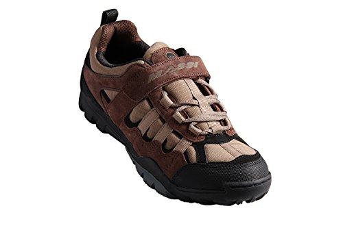 Massi Canyon - Zapatillas de Ciclismo MTB Unisex, Color marrón, Talla 39 - Massi