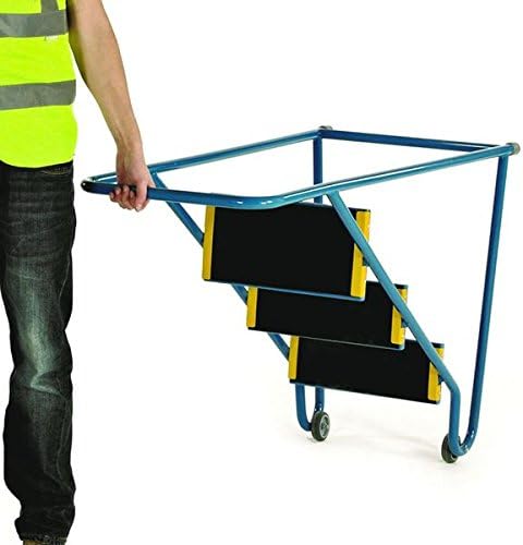 2 step light duty tilt n pull blue - access equipment - steps