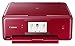 Produktbild Canon PIXMA TS8052 Farbtintenstrahl-Multifunktionsgerät (Drucken, Scannen, Kopieren, 6 separate Tinten, WLAN, Print App, Duplex, 2.400 x 4.800 dpi) rot – inkl. Canon PP-201 Fotoglanzpapier Plus II 13 x 13 cm 20 Blatt