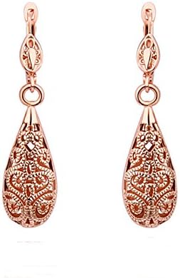 Style Target Drop Earrings Filigree Skelettierte Gold Earrings Rose Gold Earrings For Women 45 mm 1697