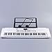 Produktbild LIULAOHAN Elektronisches Digitalpiano, 61 Tasten interaktive Lehrtastatur mit Mikrofon for Musikspielzeug for Kinder (Color : White)