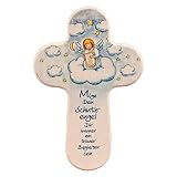 Kinder-Kreuz Kinderzimmer Schutzengel mit Harfe - 2