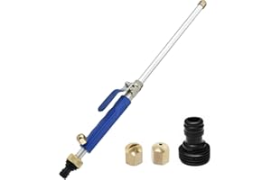 BEKASA Jet High Pressure Washer Lance, Hydro Jet Power Washer Wand with 2 Jet Nozzles, Water Sprayer for Outdoor Washings Garden Hose and Car Washing