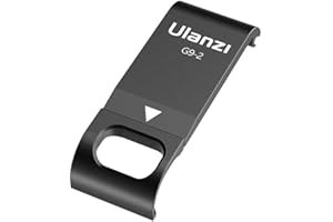 ULANZI Negro 9 G9-2 Tapa de Compartimiento de batería extraíble de Aluminio para GoPro Hero 9, Normal