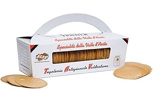 ITALIAN FOOD DIRECT Tegoleria Artigianale Valdostana - Tegole 200 g originale della Valle d'Aosta
