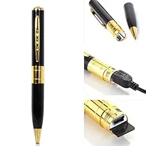 spy Pen Camera 16GB Full HD Pen Wired Camera Audio.Video. Updated Model 2020 Everything is Updated and Best Performance Ever Special Customer Service (Gold)