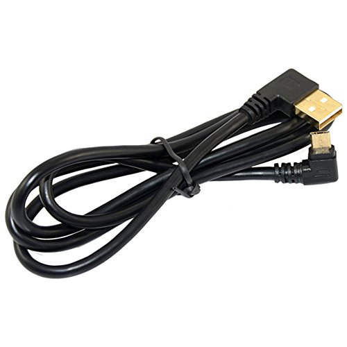 1m USB 2.0 A Stecker LINKS Auf Micro B Stecker RECHT Datenkabel Ladekabel abgewinkelt - 2