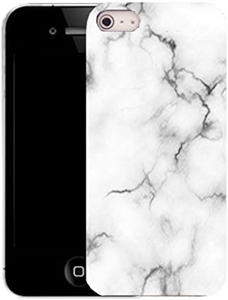 hard back case cover clip on printed case for apple iphone 4 and 4s - marble effect