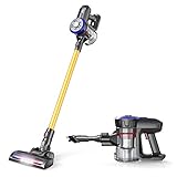 【LEICHTES UND FLEXIBLES DESIGN】Mit 270 ° schwenkbare Düse und Verlängerungsstab ist PAVLIT akkustaubsauger mühelos und leicht für Sie, um Höhe und in Ecken zu renigen. Außerdem räumt es Staub, Tierhaare, Nüsse von hartem Boden und Teppich leicht ab.