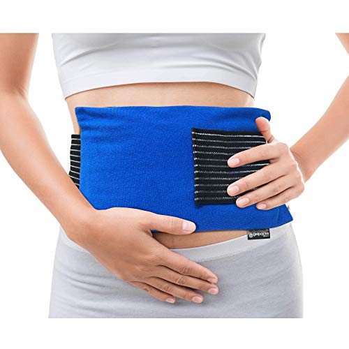 GelpacksDirect Paquete térmico con cubierta - Botella de agua caliente con microondas para cubrir - Almohadillas térmicas para noches frías de invierno y alivio del dolor