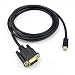 Produktbild Laileya 1.8M Mini-DP-auf-VGA-Konverter-Kabel Stecker auf Stecker Thunderbolt Minidisplayport zum VGA-Adapterkabel für Pro für iMac