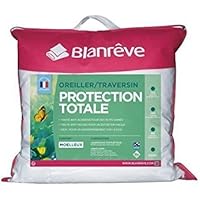 BLANREVE Oreiller Protection totale 60x60 cm blanc