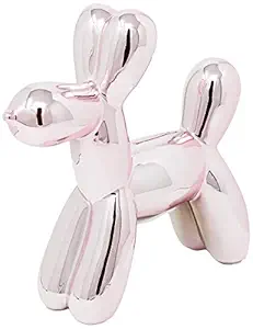 Interior Illusions Pink Mini Balloon Dog Bank